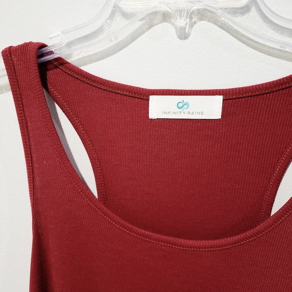 NWOT Infinity Raine lace-trim tunic tank top - Picture 2 of 4